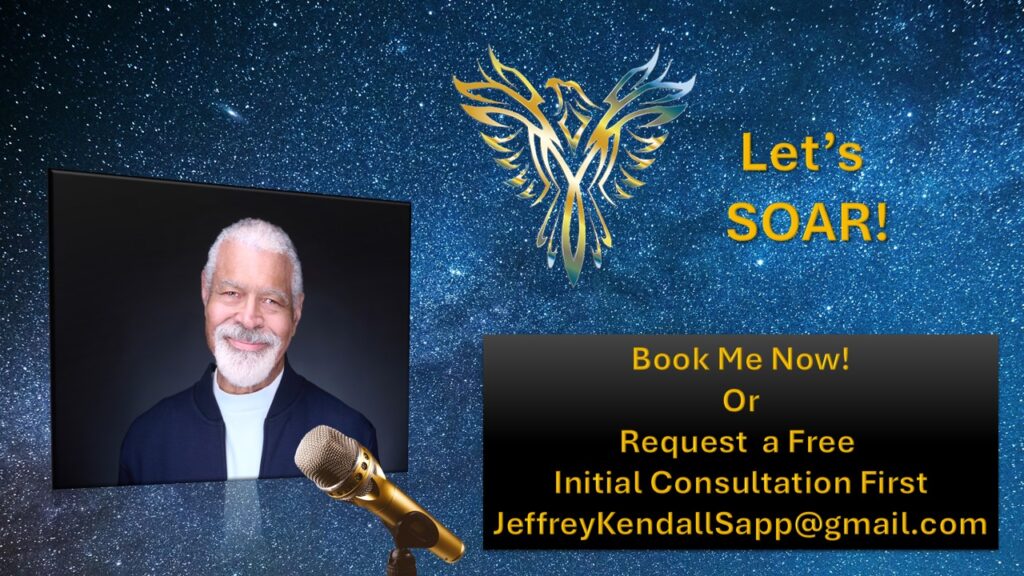 Book Jeffrey Now! plus an offer for a free initial consultation