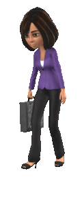 caregiving means exhaustion - image of a professional woman depressed and walking away after duties