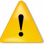 caution sign - some may need to check with their doctors about eating eggs