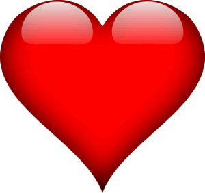 Illustration of a red heart