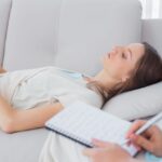 woman getting counseling and hypnotherapy. Less Grief = Better Health