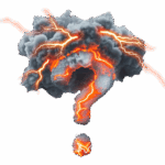 a question mark in a stormy cloud of anger. Less Grief = Better Health